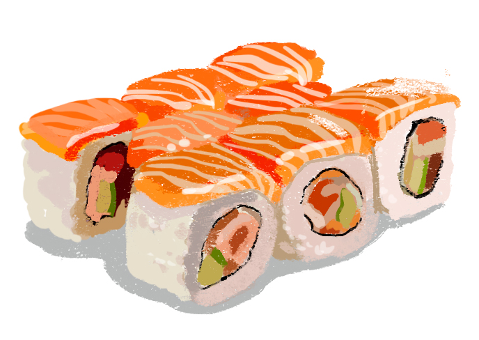 Picture of sushi roll